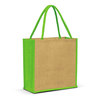 Forrest Jute Bags Natural Bright Green